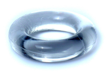 Pierścień erekcyjny Boss Series Cockring Clear