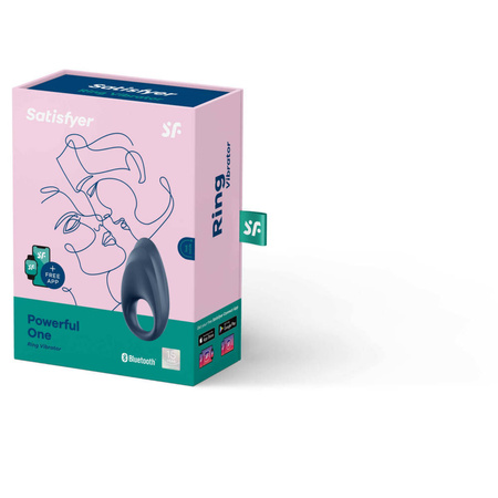 Pierścień na penisa Satisfyer Powerful One sterowany za pomocą aplikacji