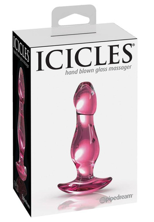 Szklany korek analny Icicles No 73