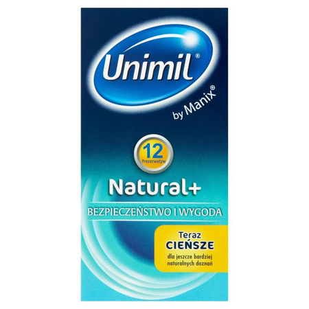 Prezerwatywy Unimil Natural + 12 szt