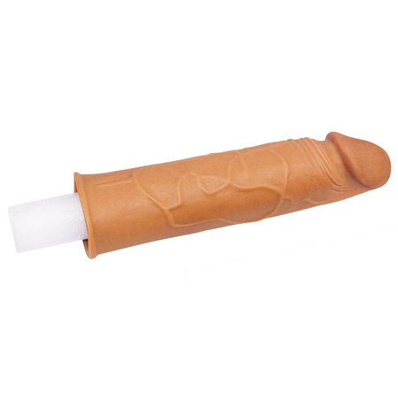 Nakładka na penisa Lovetoy Add 1" Pleasure X Tender Penis Sleeve Brown