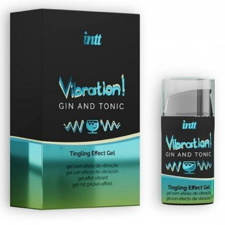 Żel stymulujący Intt Vibration Gin & Tonic z efektem ciepła 15 ml