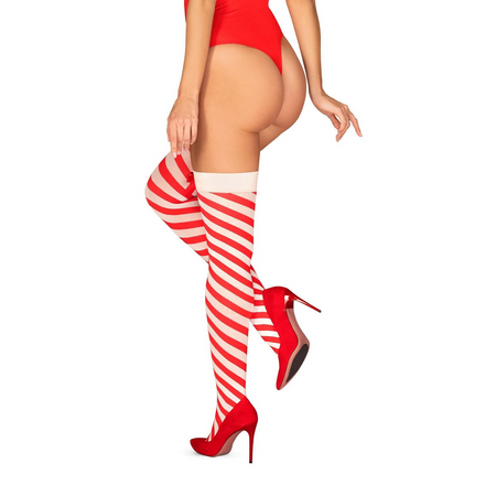 Świąteczne pończochy Obsessive Kissmas