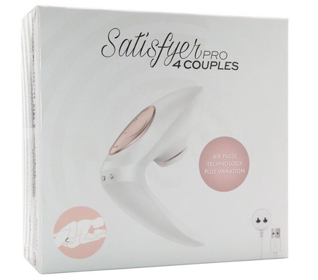 Masażer łechtaczki z funkcją ssania Satisfyer Pro 4 Couples