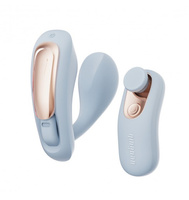 Qingnan No.6 Wireless Control Wearable  Vibrator Blue