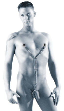 Pierścień erekcyjny i klamerki na sutki Sextreme