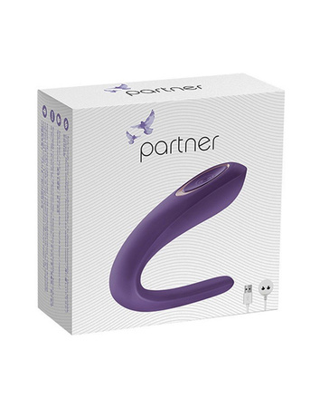 Wibrator dla par Satisfyer Partner Single Engine - silikon medyczny, akumulator