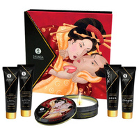 5-częściowy zestaw prezentowy Shunga Geisha's Secrets Strawberry Sparkling Wine