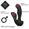 Wielofunkcyjny wibrator unisex FeelzToys Black Jamba sterowany za pomocą pilota bezprzewodowego