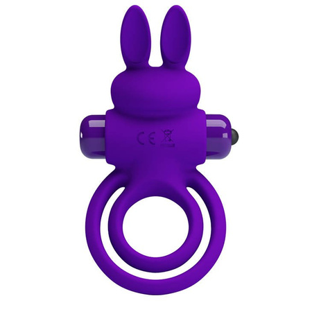 Pierścień erekcyjny z wibracjami Pretty Love Vibrant Penis Ring III