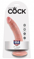 Dildo realistyczne King Cock 7"