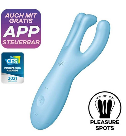 Wibrator Satisfyer Threesome 4 + sterowany za pomocą aplikacją