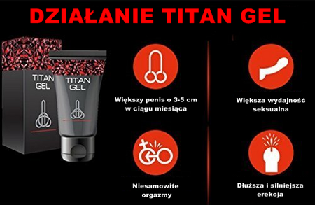 Żel powiększający penisa Titan Gel 50ml Oryginalny