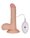 Realistyczne dildo z przyssawką i wibracjami LoveToy The Ultra Soft Dude Vibrating 7,5''