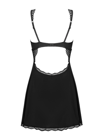 Koszulka babydoll + stringi PLUS SIZE Obsessive Klarita