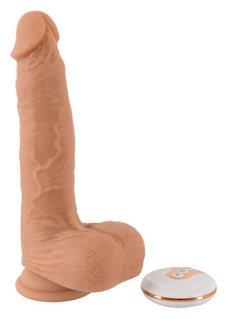 Realistyczne dildo z wibracją You2Toys Natural Thrusting Vibe sterowany za pomocą pilota bezprzewodowego