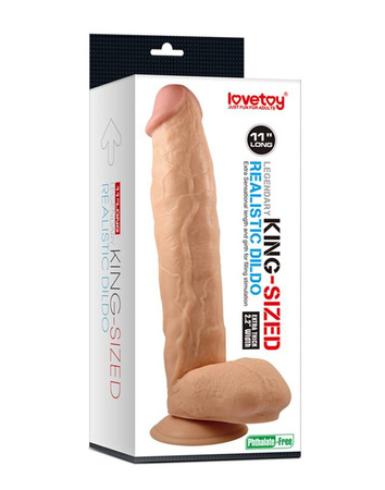 Realistyczne dildo z przyssawką LoveToy KING-SIZED LEGENDARY 11"