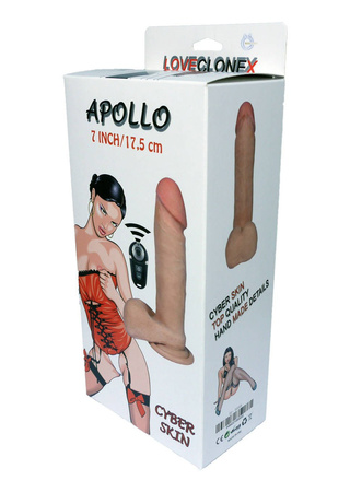 Realistyczne dildo z ruchem rotacyjnym Apollo