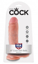 Dildo realistyczne z jądrami King Cock 8"