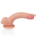 Realistyczne dildo z przyssawką Nature Cock 8.5" Dual Layered Platinum