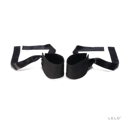 LELO - Etherea Silk Cuffs, czarne