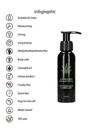 Lubrykant na bazie wody Cannabis With Hemp Seed Oil 100 ml