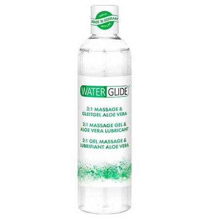 Żel na bazie wody do masażu Waterglide Massage & Lubricant Aloe Vera 300 ml 