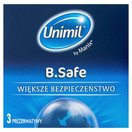 Prezerwatywy Unimil B.Safe 3 szt
