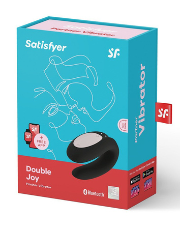 Wibrator dla par Satisfyer Double Joy STEROWANY APLIKACJĄ