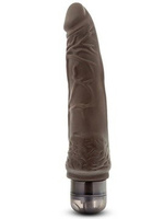 Wibrator realistyczny Mr. Skin Cock Vibe 7 Chocolate