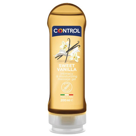 Zel do masażu Control Sweet Vanilla z efektem rozgrzewającym 200 ml 