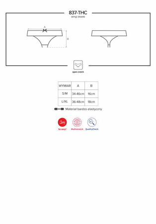 Stringi otwarte Obsessive 837