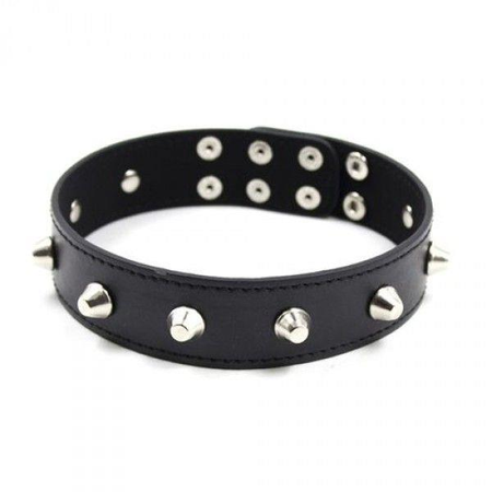 Obroża z ćwiekami i kolcami Toyz4Lovers Collare Spikes Collar