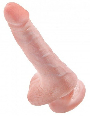 Dildo realistyczne z jądrami King Cock 6"