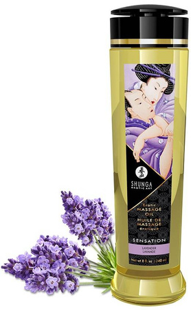 Olejek do masażu Shunga Sensation Lavender 240 ml 