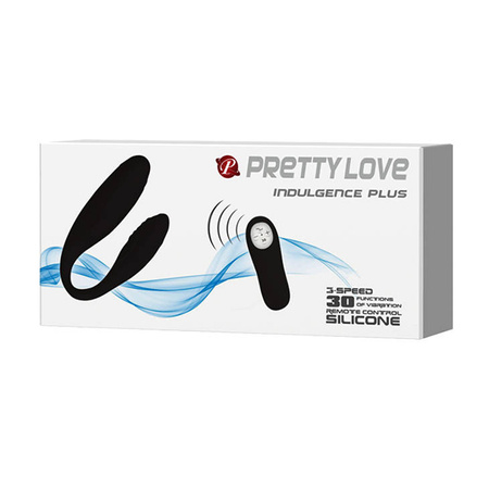 Wibrator dla par Pretty Love Indulgence Plus sterowany pilotem