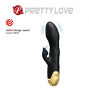 Wibrator z funkcją ssania Pretty Love Royal Pleasure - 24K złoto, ładowanie USB