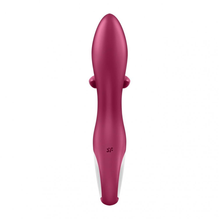 Elastyczny wibrator typu króliczek z podwójną wypustką do stymulacji łechtaczki Satisfyer Embrace me - 3 SILNIKI