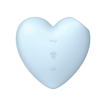 Powietrzny stymulator łechtaczki z funkcją wibracji Satisfyer Cutie Heart