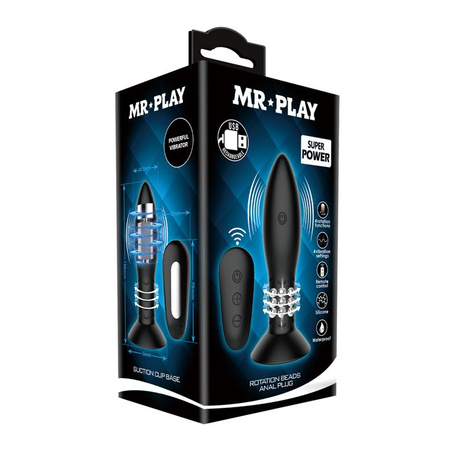 Korek analny Mr Play Rotation Beads