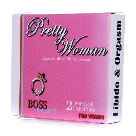 Tabletki na poprawę libido i wzmocnienie doznań seksualnych Boss Energy Pretty Woman
