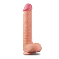 Realistyczne dildo z przyssawką Nature Cock 12" Dual Layered Platinum