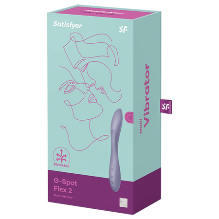 Zginalny wibrator do punktu G oraz łechtaczki Satisfyer G-Spot Flex 2