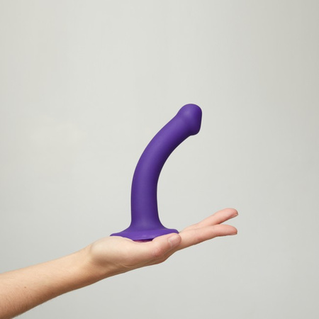 Silicone Bendable Dildo Double Density Black XL