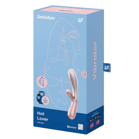 Podgrzewany wibrator typu króliczek z funkcją sterowania aplikacją Satisfyer Hot Lover