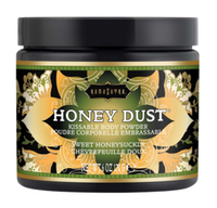 Jadalny puder do ciała KamaSutra Honey Dust Sweet Honeysuckle 170 g wiciokrzew