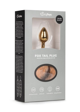 Korek analny Lisi Ogon Fox Tail Plug No. 7
