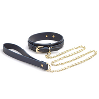 Obroża ze smyczą NS Novelties Bondage Couture Collar & Leash