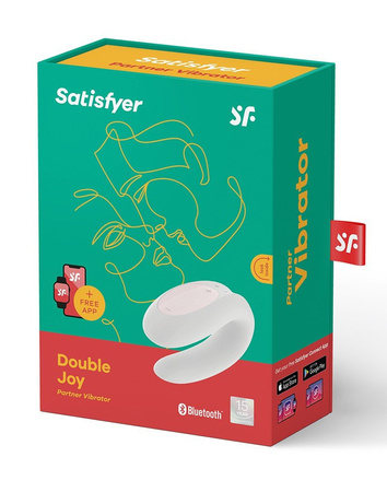 Wibrator dla par Satisfyer Double Joy STEROWANY APLIKACJĄ