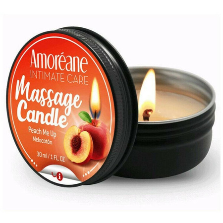 Świeca do masażu Amoreane Massage Candle Peach Me Up 30ml